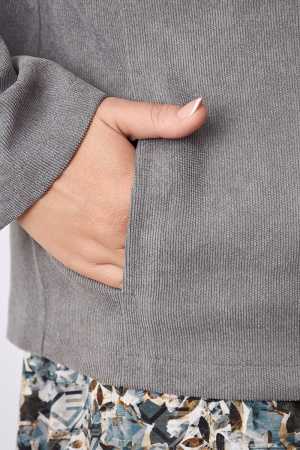 Жакет Незнакомка 10.9506.2915 вельвет ((56) 164-112-120, серо-зеленый)