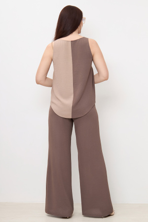 Брюки Незнакомка 05.9497.149  ткань жатка ((44) 170-88-96, коричневый)