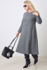Платье Незнакомка 00.8431.2880 трикотаж меланж ((44) 164-88-96, черно-серый)