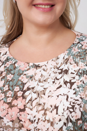 Блузка Незнакомка 03.2160.2154  масло ((56) 164-112-120, бежево-розовый)