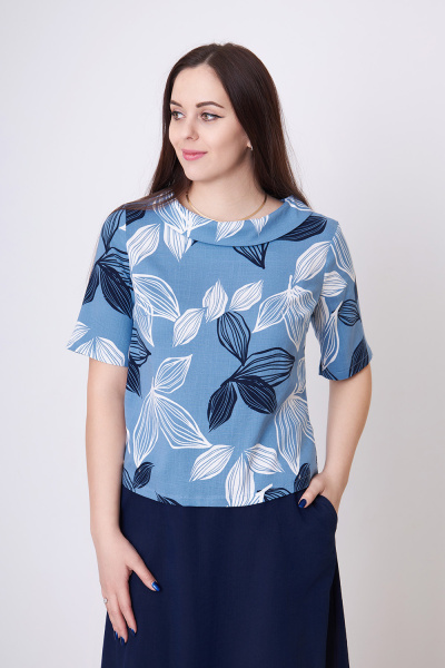 Блузка Незнакомка 01.9477.2796 слаб"цветы"
