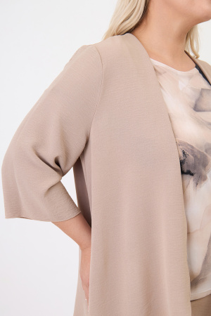 Кардиган Незнакомка 09.9497.2896 ткань жатка ((44) 164-88-96, песочный)