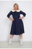 Платье Незнакомка 00.5023.1660 вискоза ((54) 164-108-116, темно-синий)