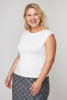 Блузка Незнакомка 08.3012.800 топ вискоза ((48) 164-96-104, молочный)
