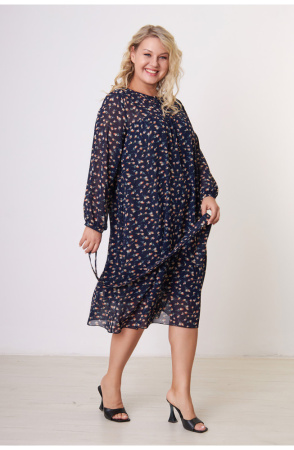 Платье Незнакомка 00.7510.2812 шифон ((44) 164-88-96, синий)