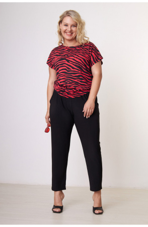 Блузка Незнакомка 03.4141.2154 вискоза зебра