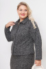 Жакет Незнакомка 10.8431.2841 трикотаж меланж ((44) 164-88-96, темно-серый)