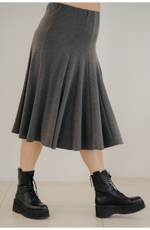Юбка Незнакомка 04.5023.455 вискоза ((58) 164-116-124, темно-серый)