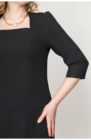Платье Незнакомка 00.9280.2825 ткань костюмная ((52) 164-104-112, черный)