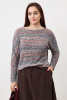 Джемпер Незнакомка 03.8653.2032 вязанка"меланж" ((44) 164-88-96, сине-коричневый)